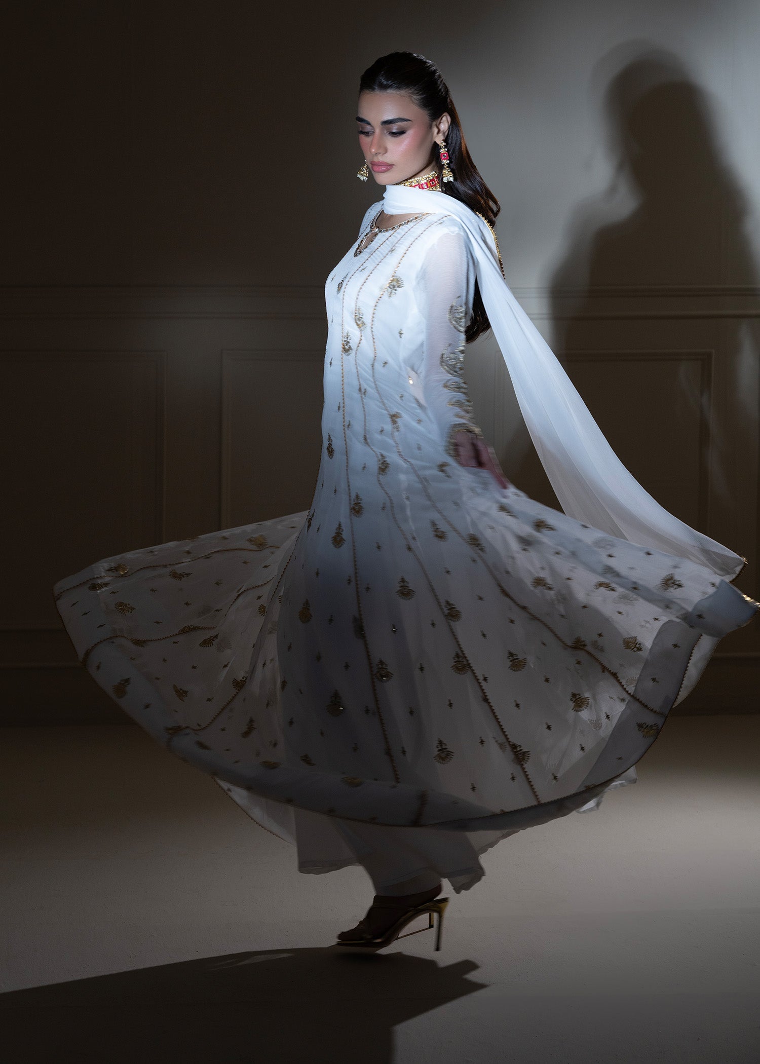 Ayesha Closet SURTAAL WHITE Women 3pcs