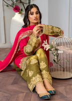 Akhrot Clothing PINK OLIVE Women 3pcs