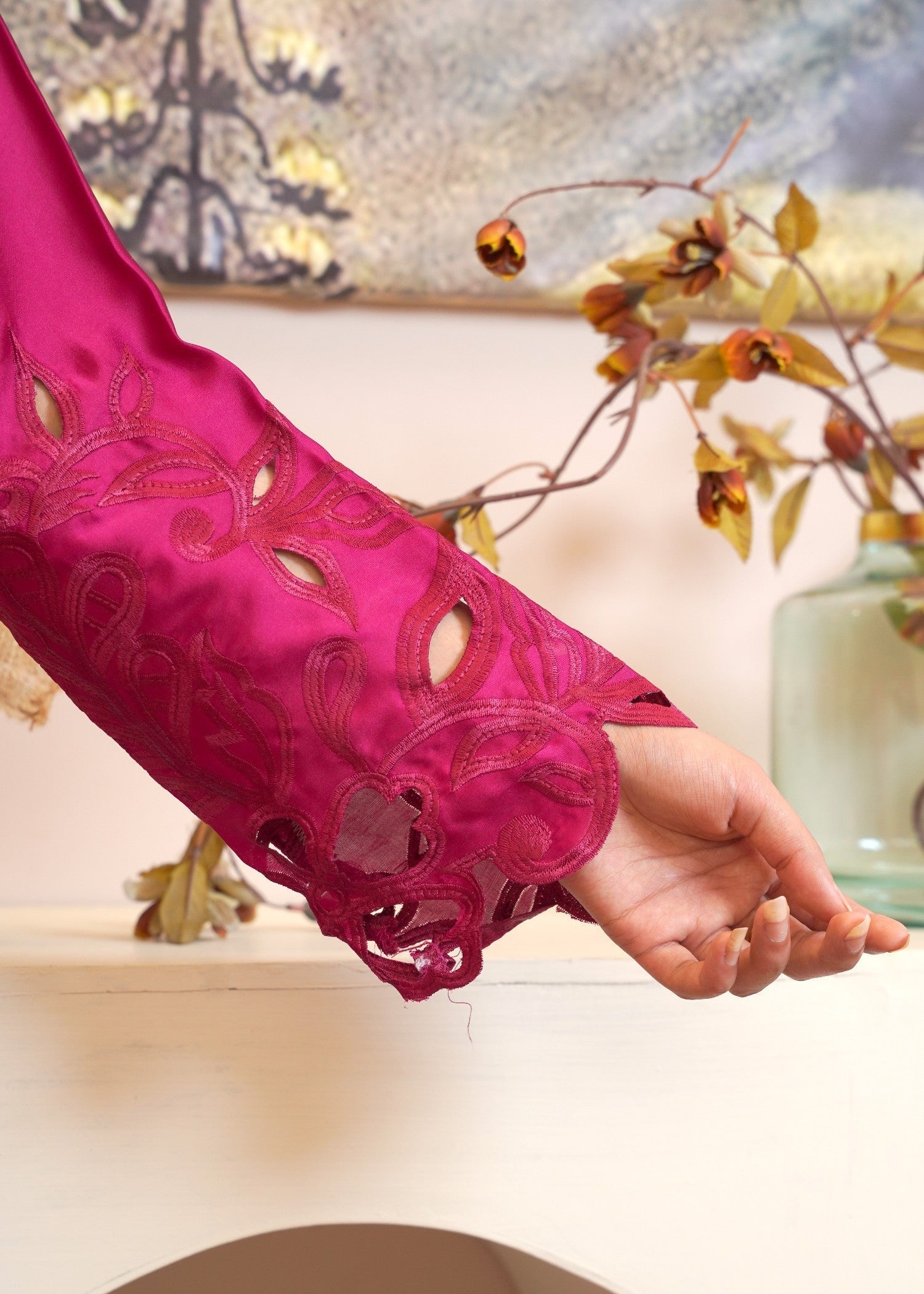 Rangoon Clothing Kohinoor hotpink Women 3pcs