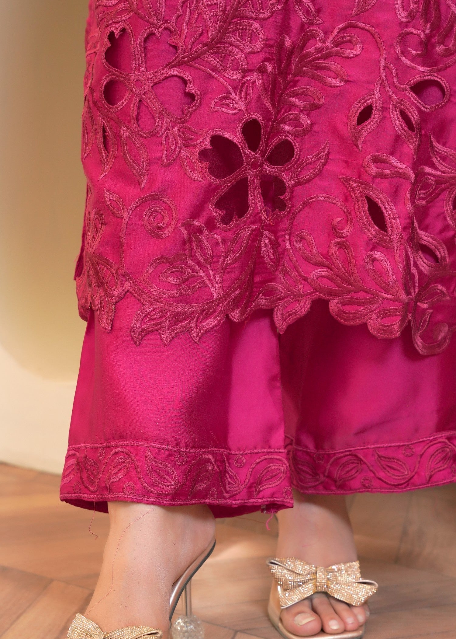 Rangoon Clothing Kohinoor hotpink Women 3pcs