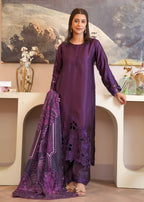 Rangoon Clothing Kohinoor plum Women 3pcs