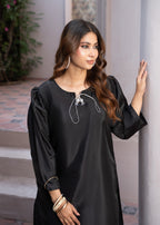 Sajfi Closet Farshi Shalwar suit Stitched with Buttons Suit for Women Women 2pcs