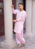 Sajfi Closet Farshi Shalwar Stitched suit with buttons for Women Women 2pcs