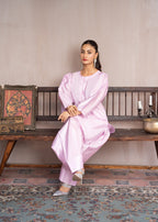 Sajfi Closet Farshi Shalwar Stitched suit with buttons for Women Women 2pcs