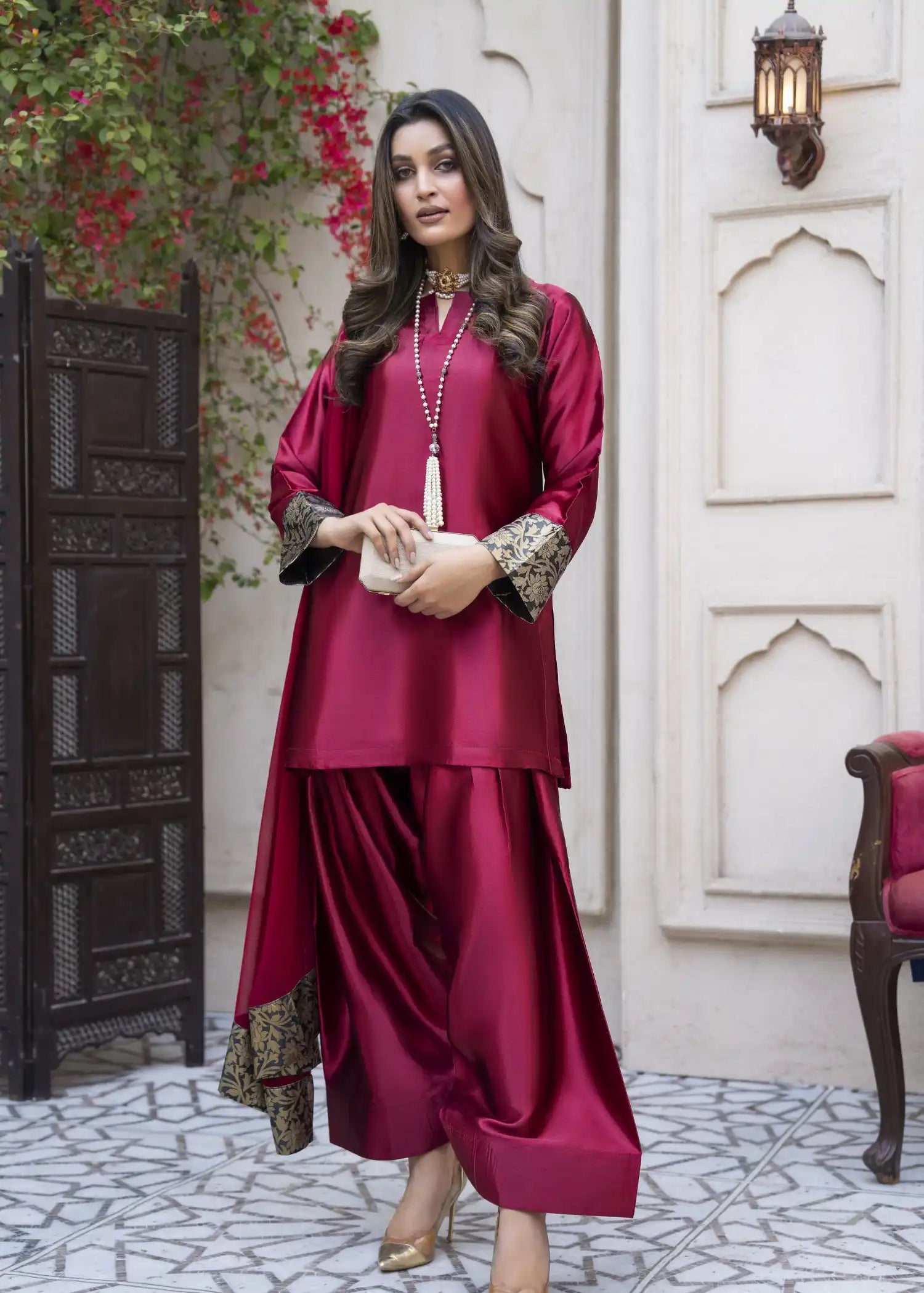Momin Online Farshi Shalwar 095 Women 3pcs