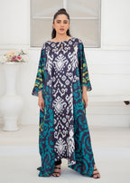 Tehreer Silk Kaftaan Women 1pcs