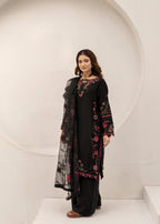 Pehnawa By Bin Akram’s Midnight Muse Chiffon Women 3pcs