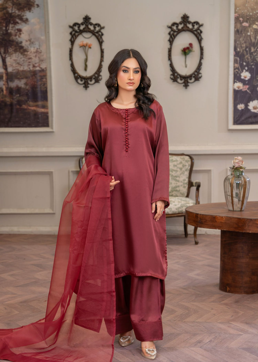 Momin Online Farshi Shalwar S009 Women 3pcs
