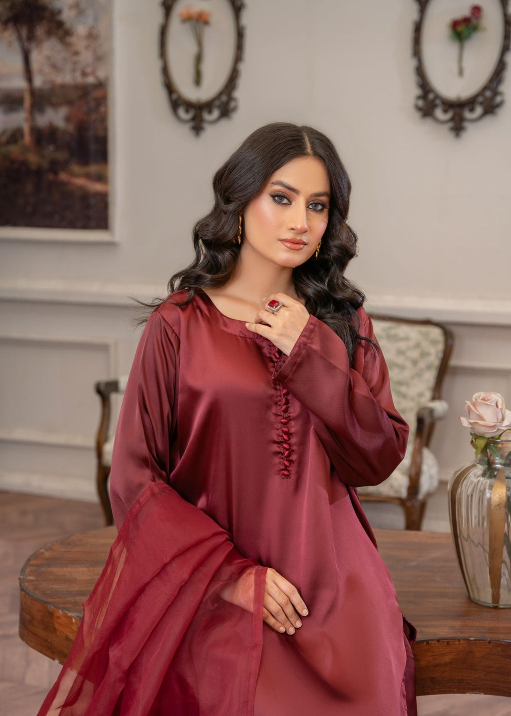 Momin Online Farshi Shalwar S009 Women 3pcs