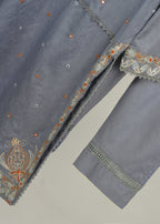 6teen S59 GREY EMB SUIT Women 3pcs
