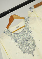 6teen S58 OFFWHITE EMB SUIT Women 3pcs