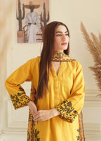 Hoorwani Jenny Mustard Women 3pcs