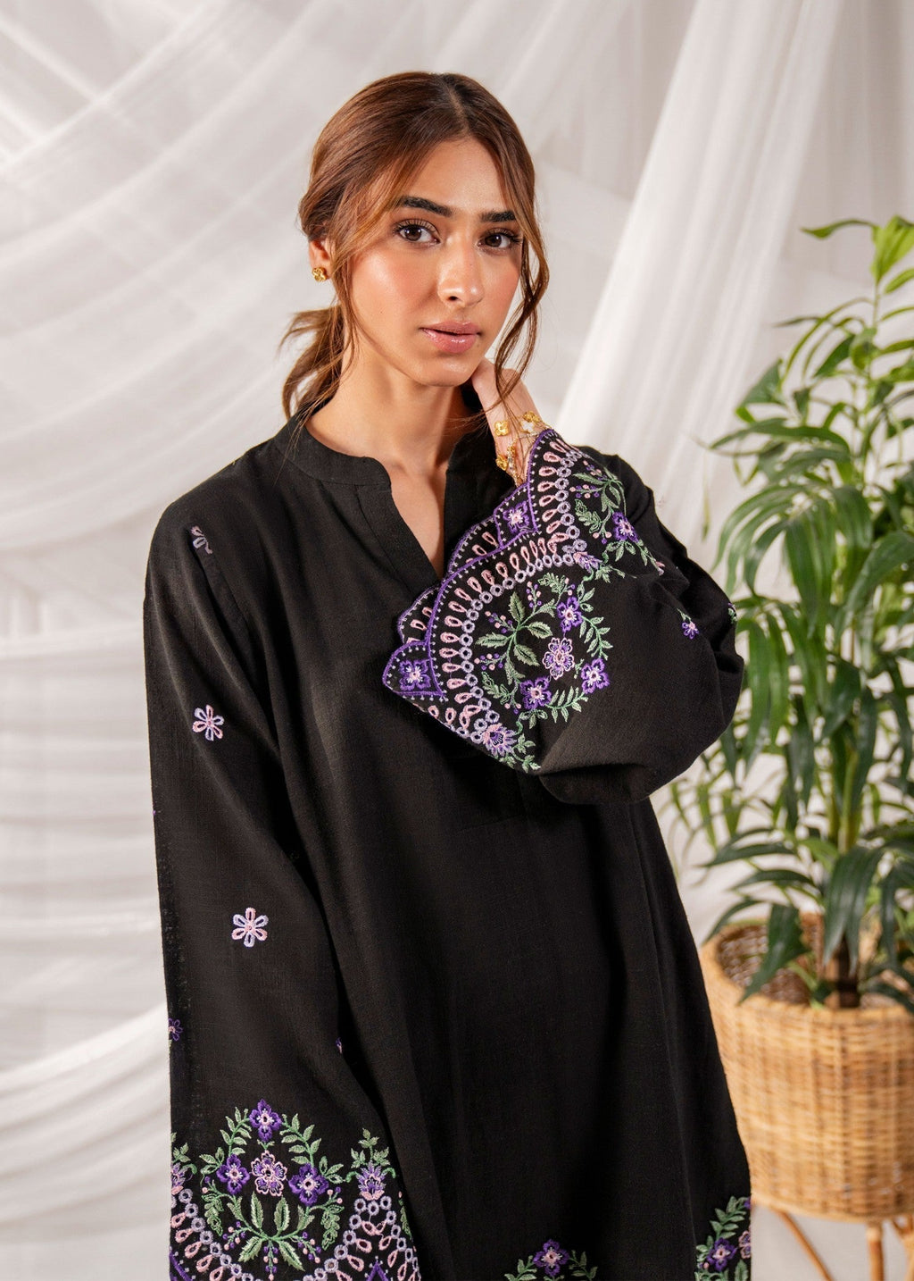 Kiara Aria Embroidered Cotton Women 2pcs