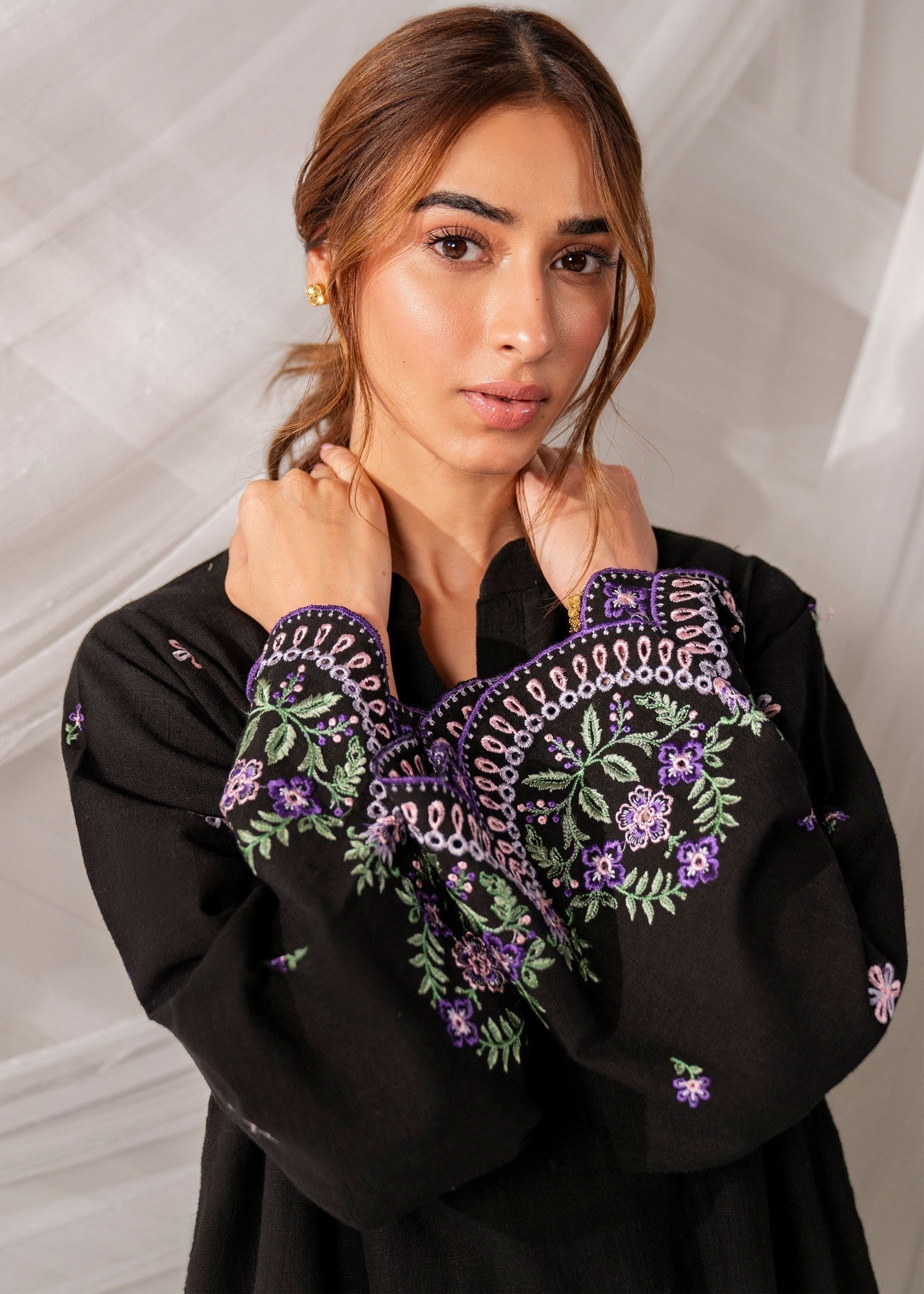 Kiara Aria Embroidered Cotton Women 2pcs