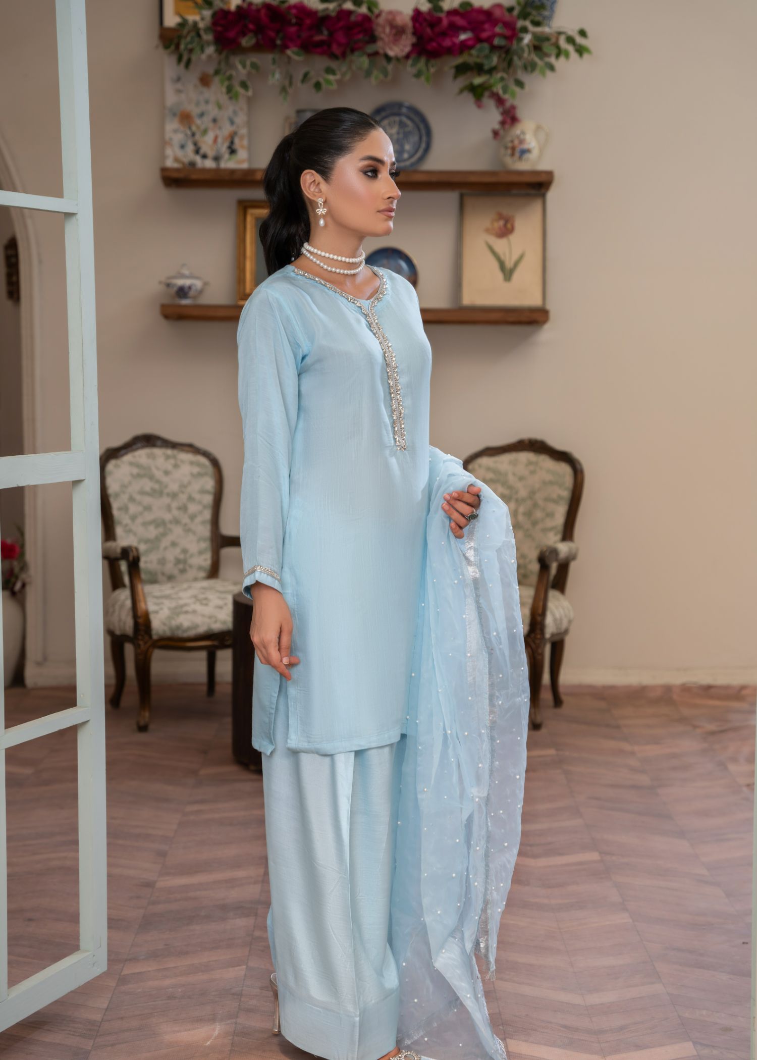 Momin Online Farshi Shalwar S003 Women 3pcs