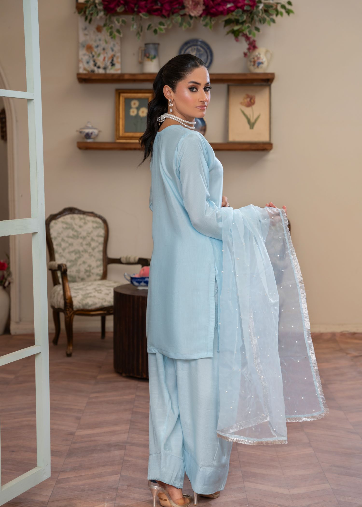 Momin Online Farshi Shalwar S003 Women 3pcs