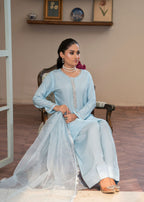 Momin Online Organza dupatta 0004 Women 1pcs