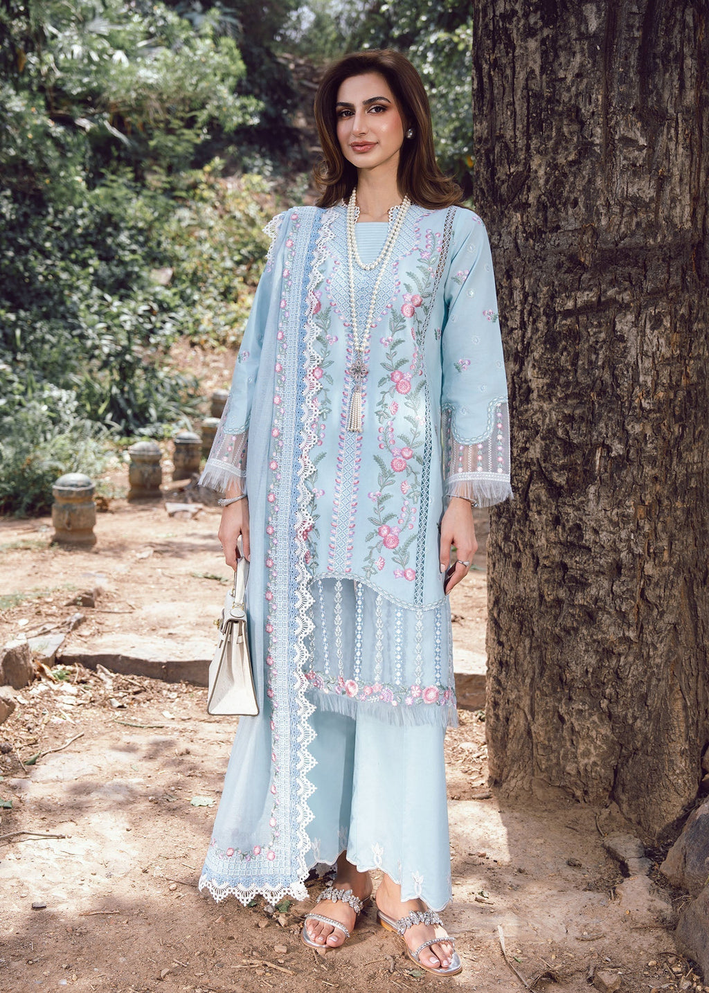 Rang-e-Haya Ayra Blush (Ice Blue) Women 3pcs