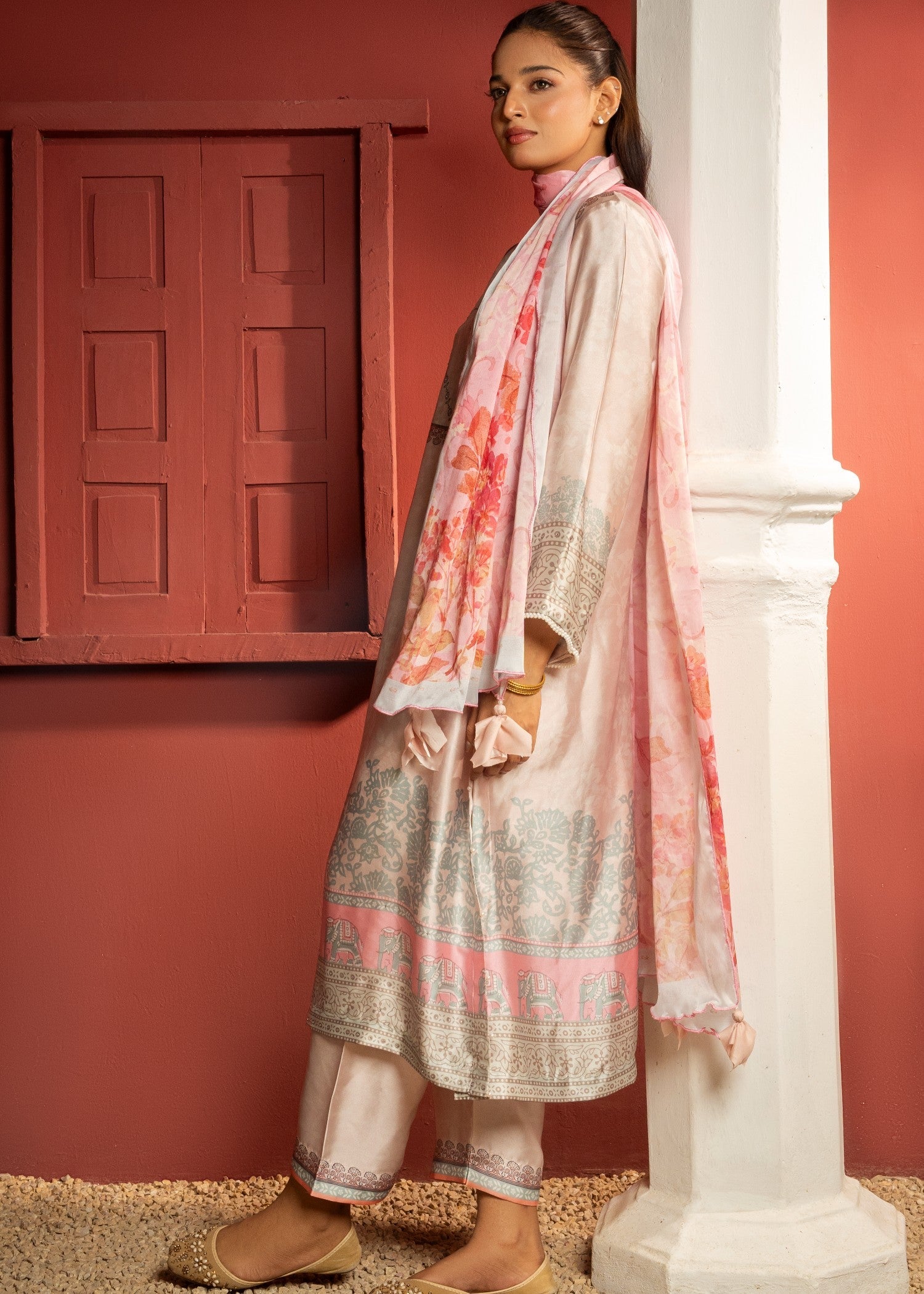 Tehreer Printed Silk | | 005 Women 3pcs