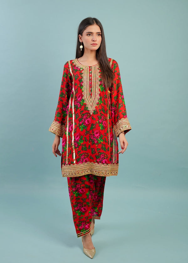 Gulenoor Blouche Vol 1 Red Women 2pcs