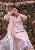Casual Lite Cotton Emb Suit 08 Women 3pcs