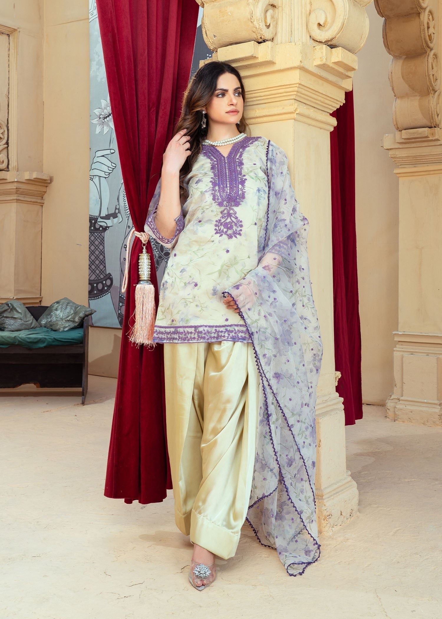 Noorma Kaamal Mera Farshi Jora NK FS 12 Women 3pcs