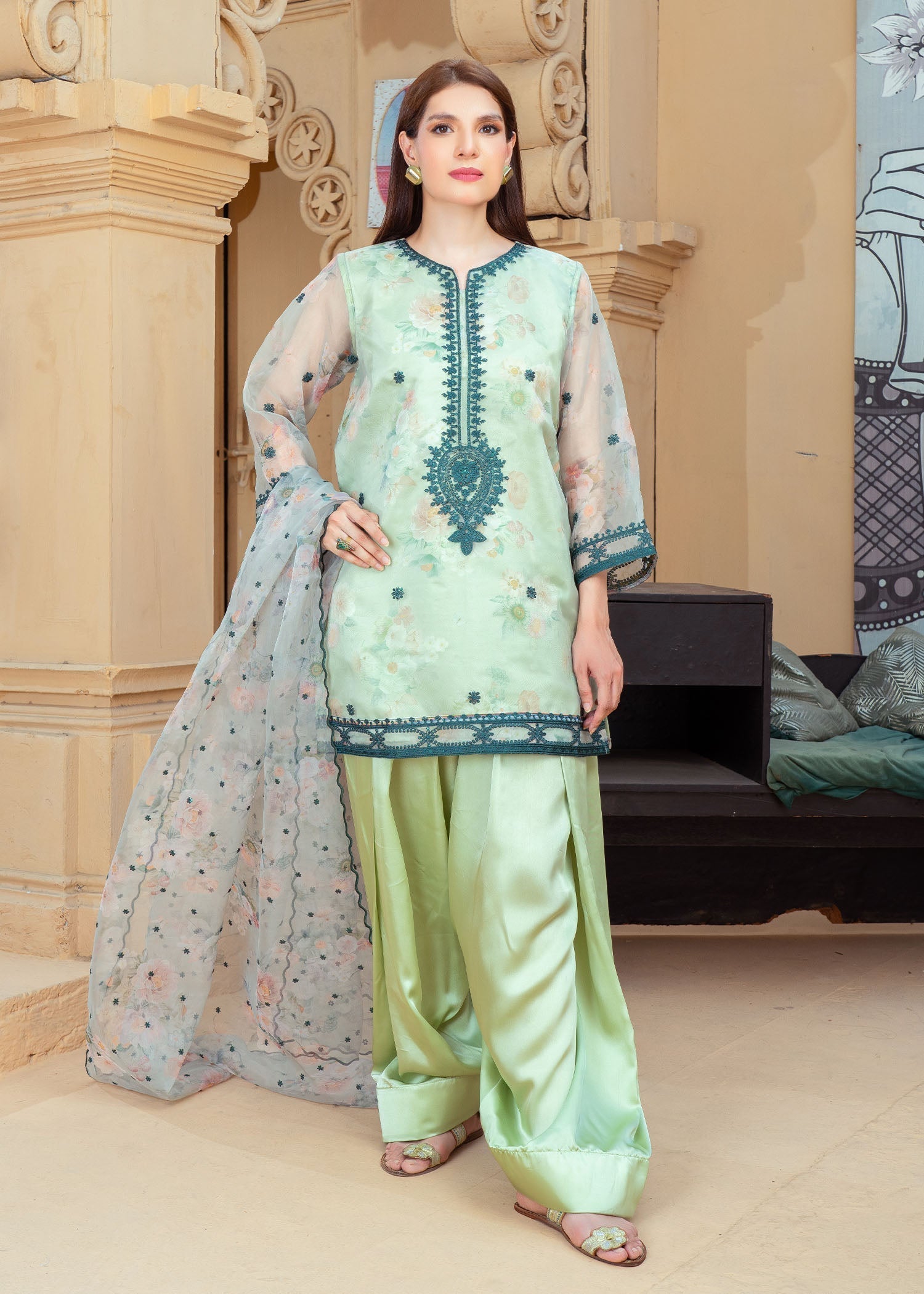 Noorma Kaamal Mera Farshi Jora NK FS 13 Women 3pcs