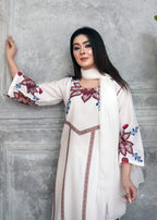 Shefoze Clothing NOORE NAZAR white Women 3pcs