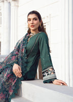 Rang-e-Haya Luxe Breeze (Bottle Green) Women 3pcs