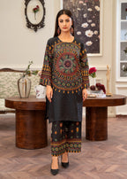Zeenat & Zoha Sindhi Mandala (black edition) Women 2pcs
