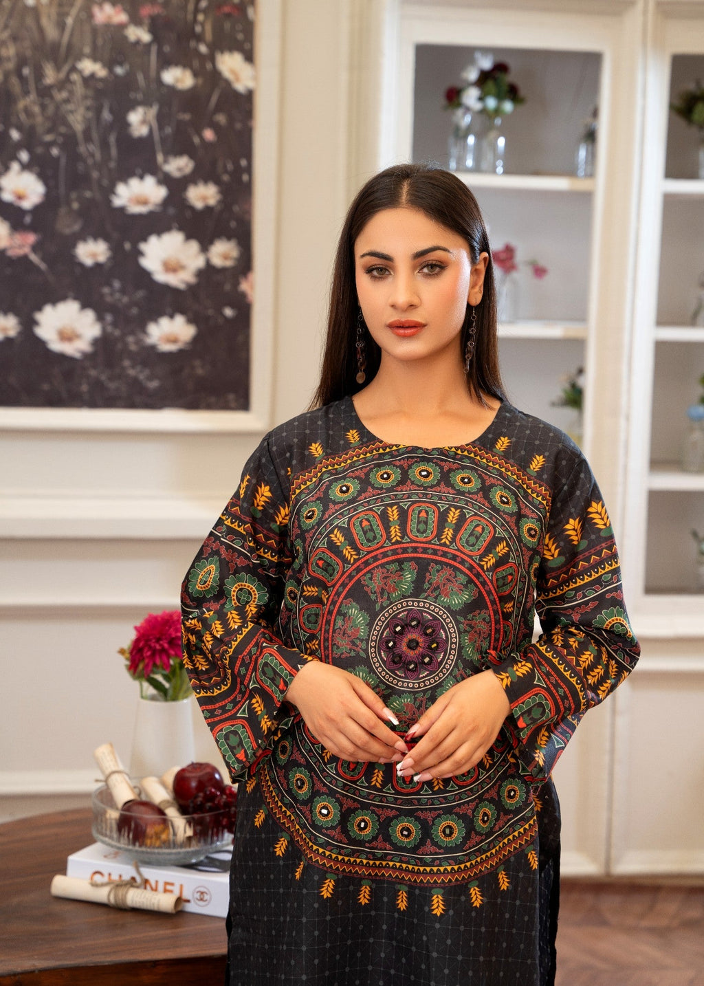 Zeenat & Zoha Sindhi Mandala (black edition) Women 2pcs