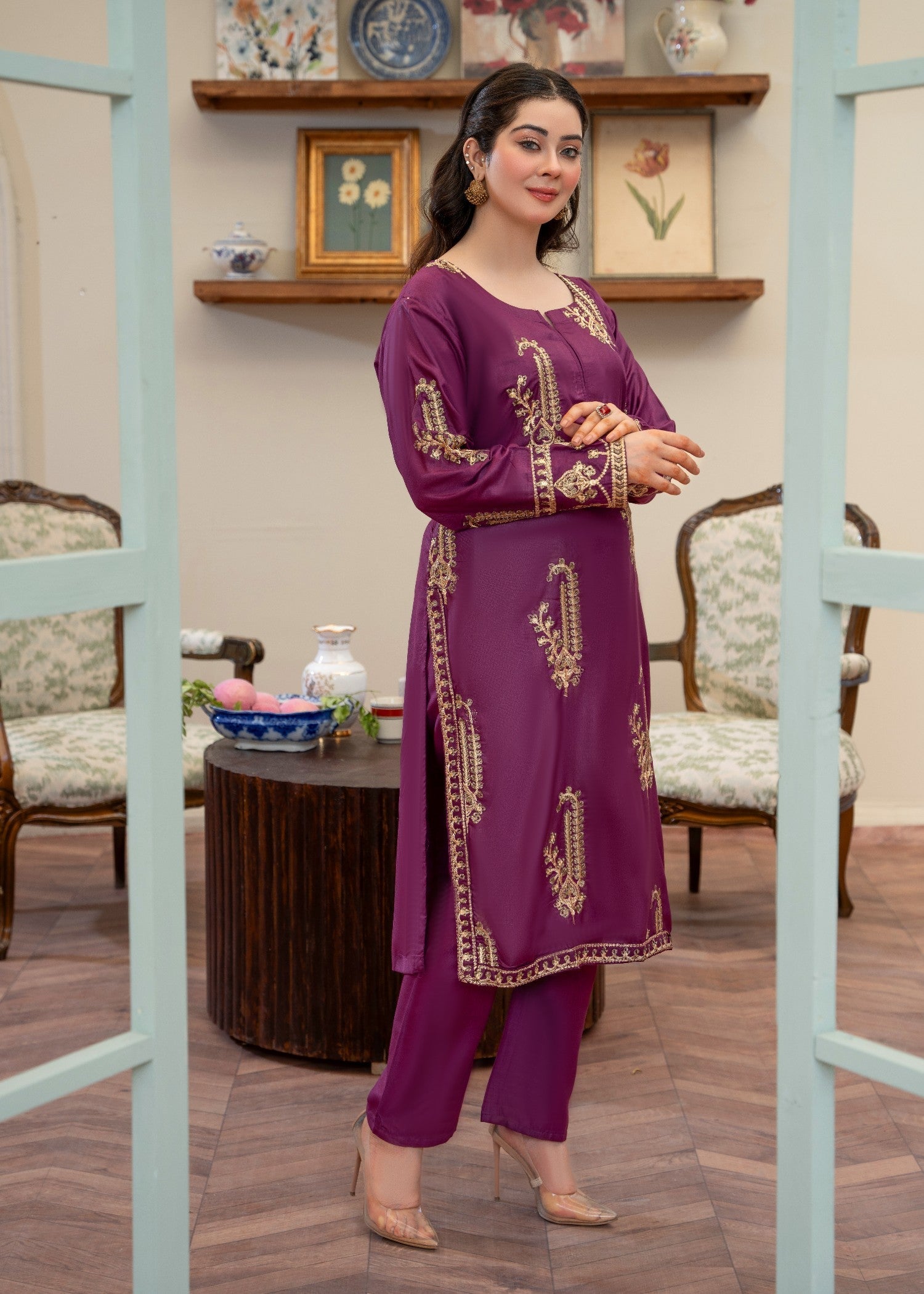 Zeenat & Zoha ROYAL EMBER Women 2pcs