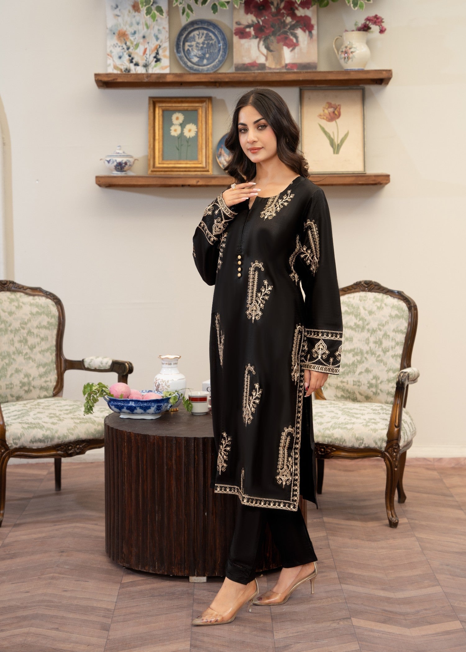 Zeenat & Zoha NIGHT EMBER Women 2pcs