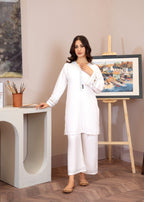 Zeenat & Zoha NOIR GRACE WHITE Women 2pcs