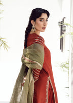 Rang-e-Haya Mary (Rust) Women 3pcs