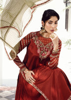 Rang-e-Haya Mary (Rust) Women 3pcs