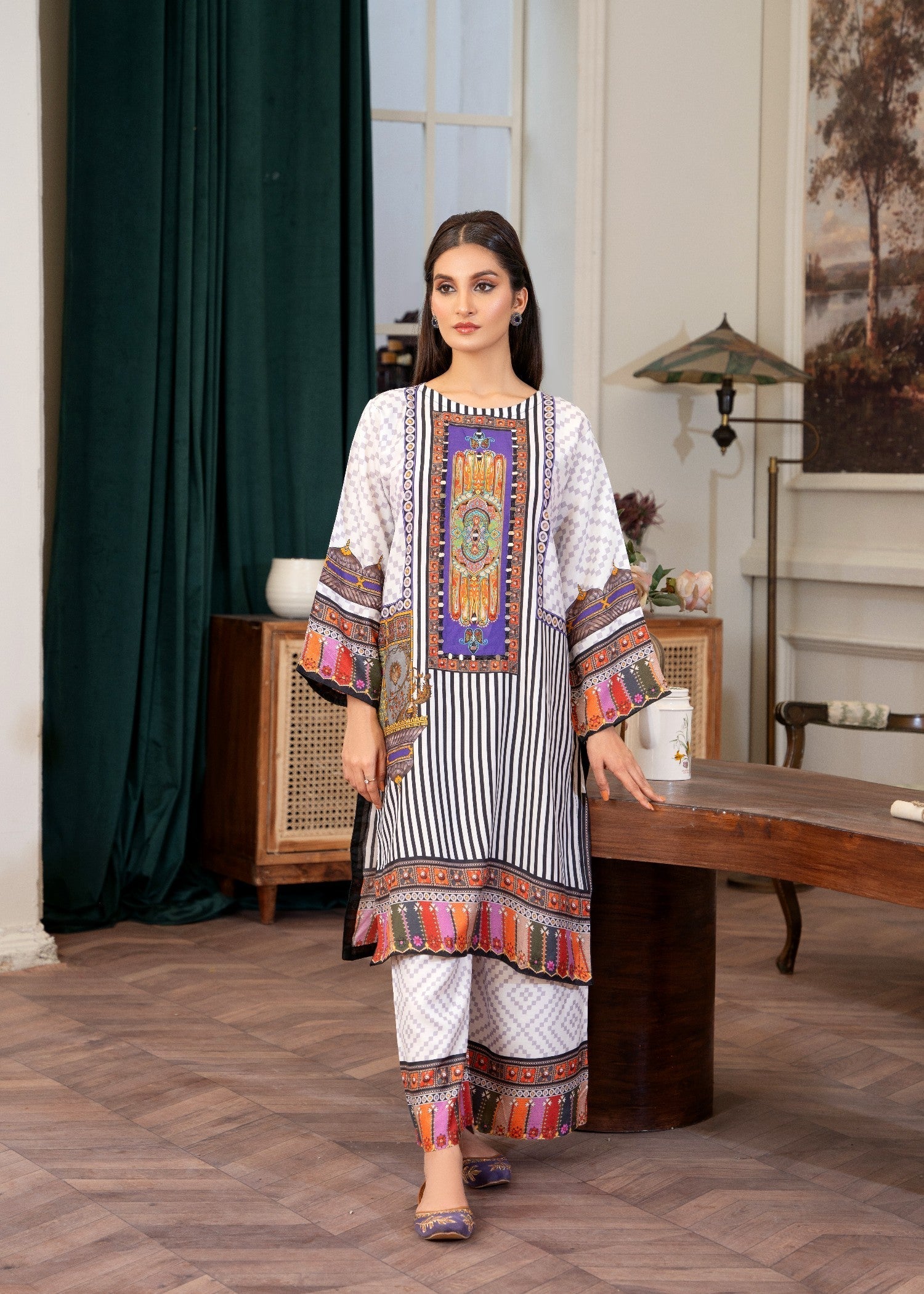 Zeenat & Zoha Mughal mosaic Women 2pcs