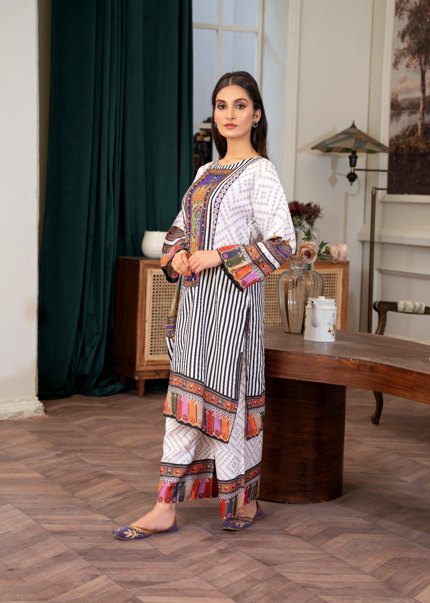 Zeenat & Zoha Mughal mosaic Women 2pcs