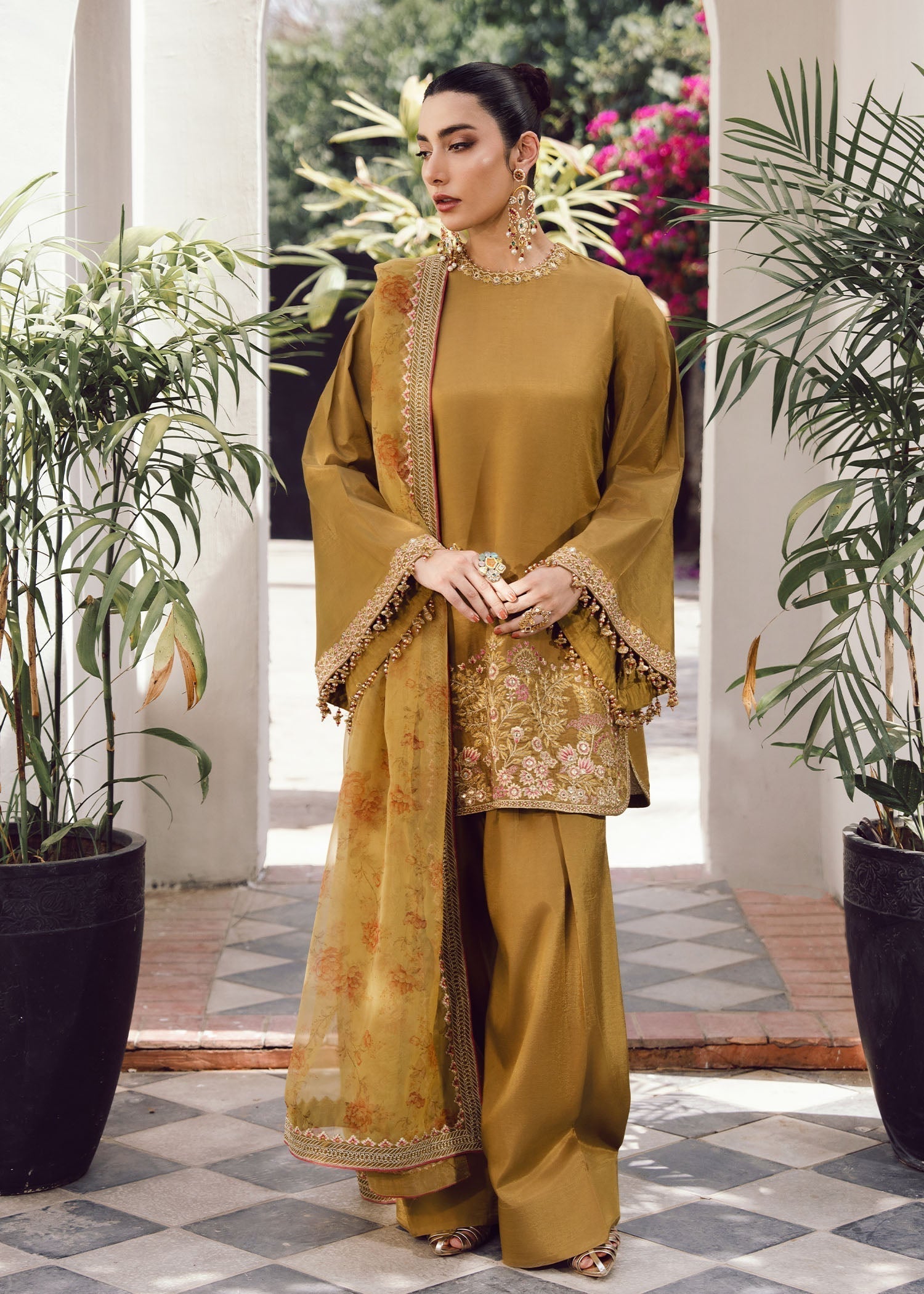 Rang-e-Haya Susan (Olive) Women 3pcs