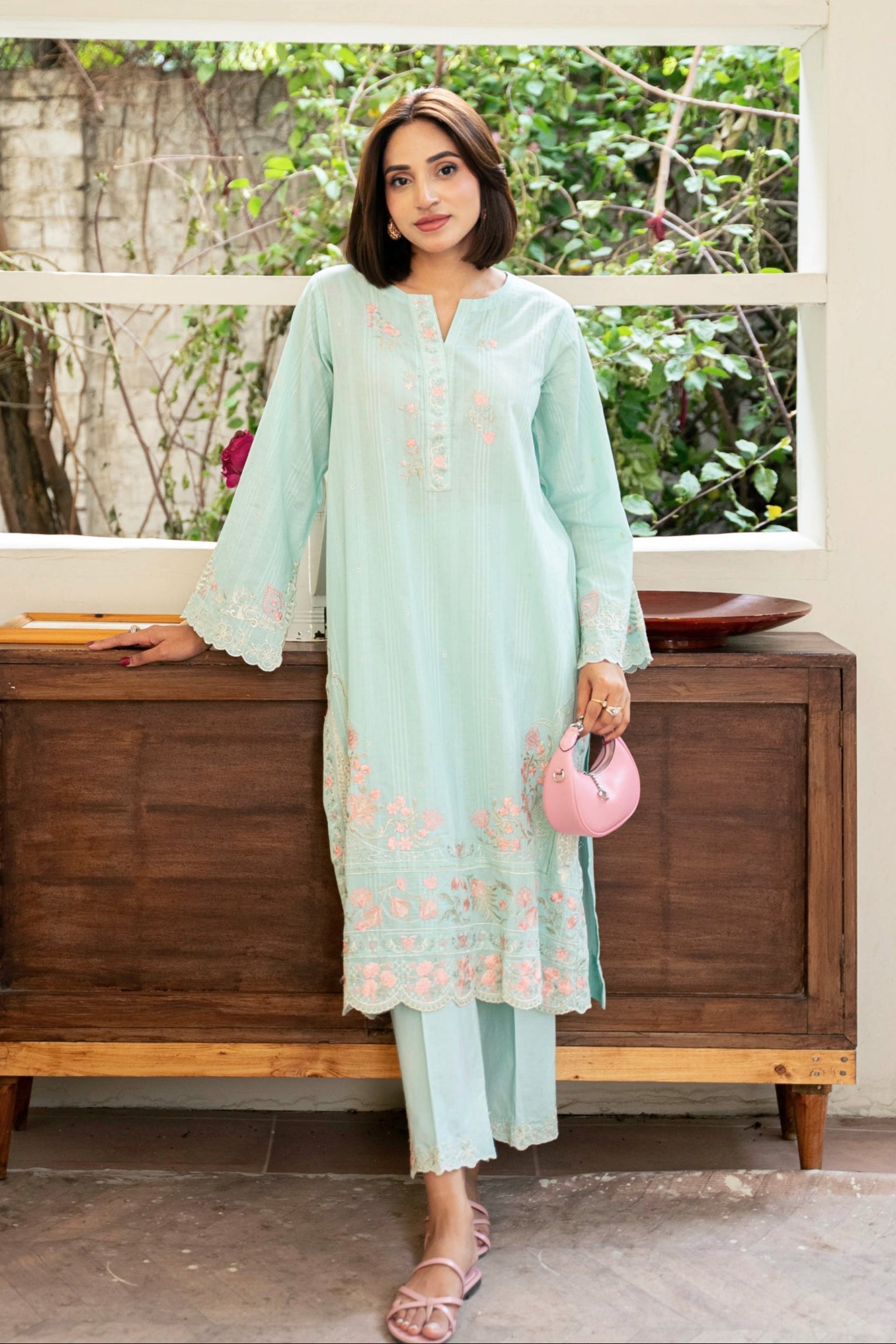 Lakhany Ready to wear Embroidered Co ords Women 2pcs