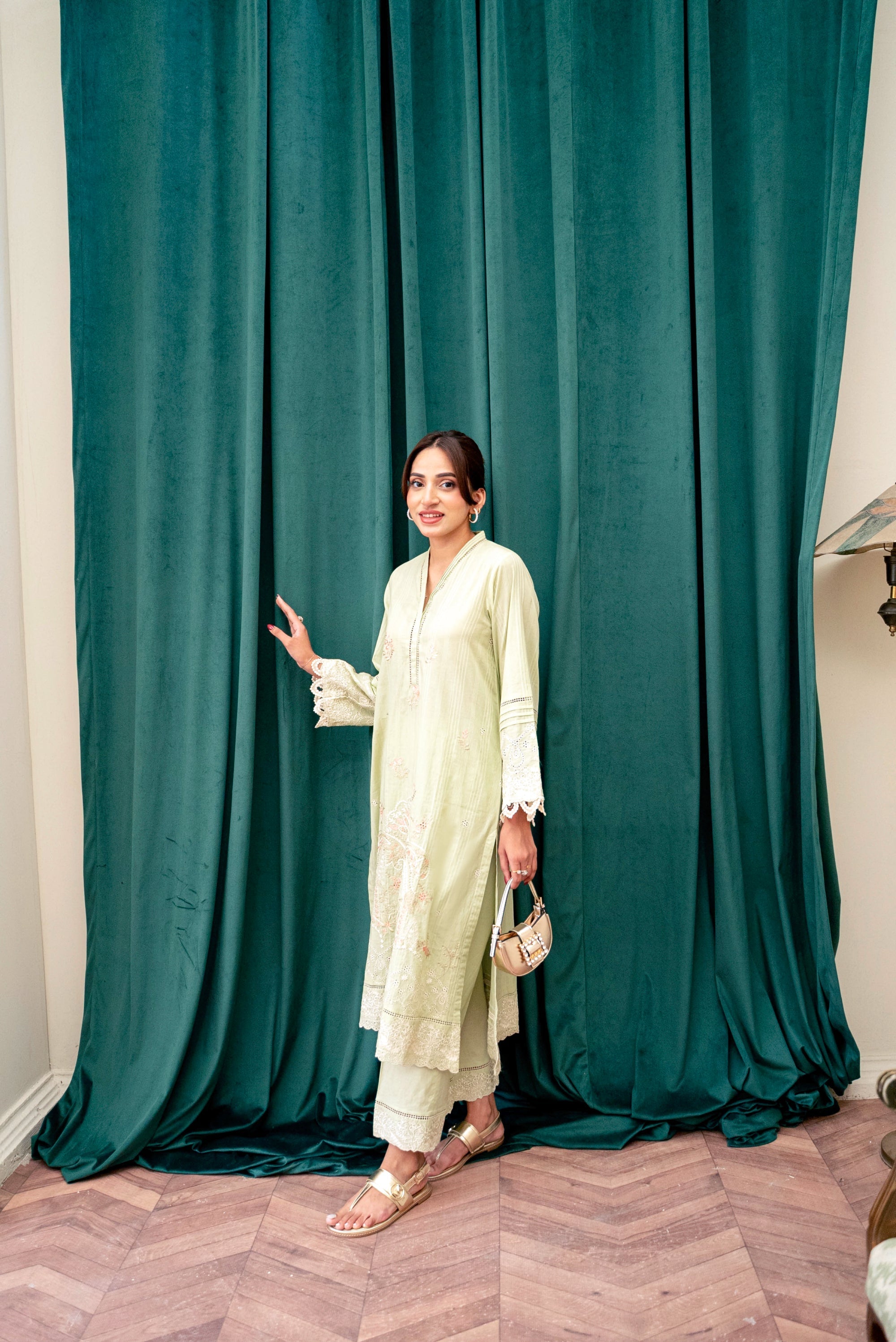 Lakhany Ready to wear Embroidered Co ords Women 2pcs