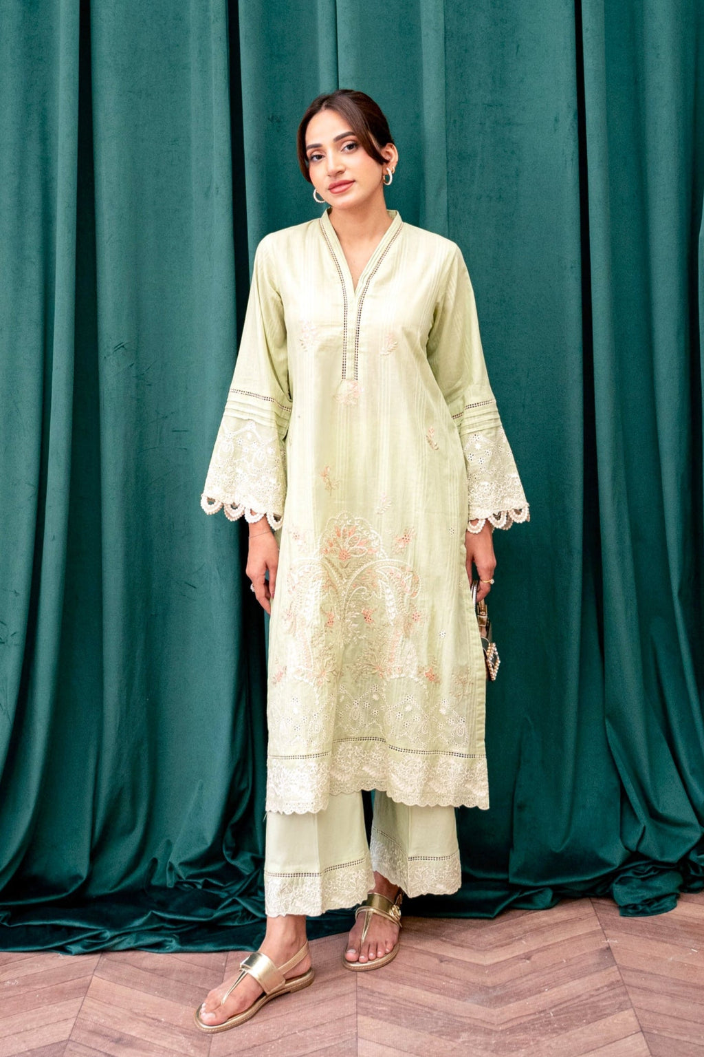 Lakhany Ready to wear Embroidered Co ords Women 2pcs