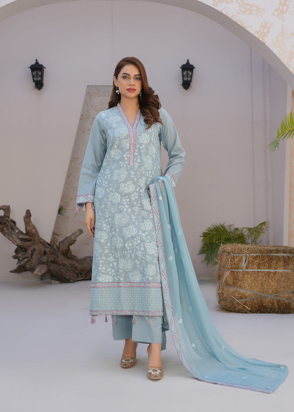 Minsa Boutique Rangeeniyaan A Celebration of Colors & Elegance Women 3pcs