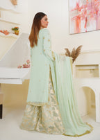 Lajpal LJP Pistachio Sharara Women 3pcs