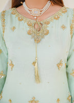 Lajpal LJP Pistachio Sharara 2 Women 3pcs