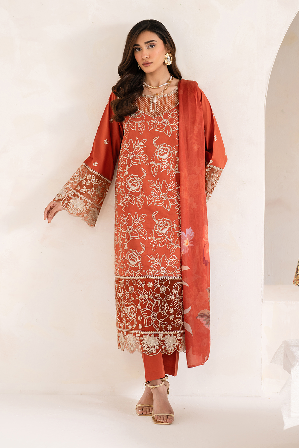 Esra Embroidered Lawn MJ 25 07 Women 3pcs