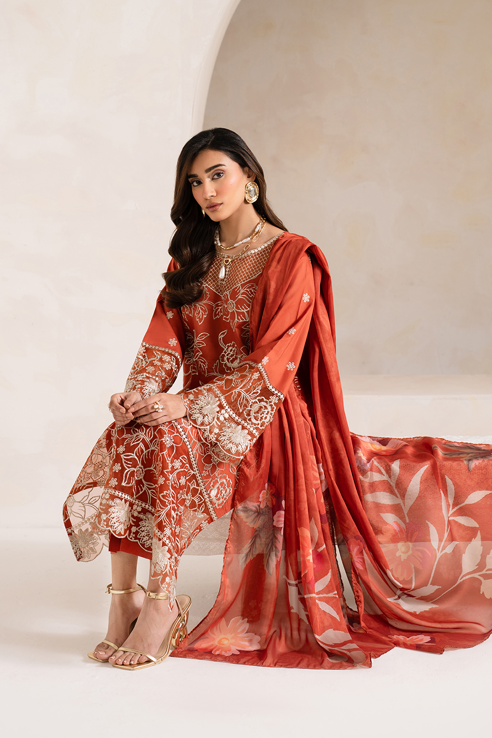 Esra Embroidered Lawn MJ 25 07 Women 3pcs