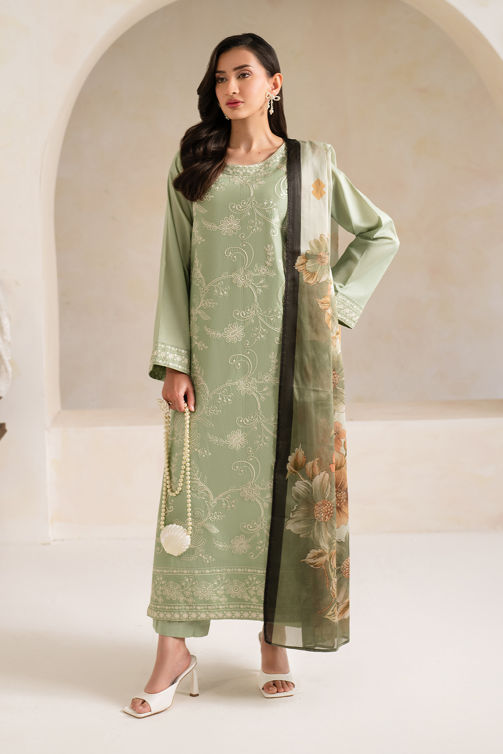 Esra Embroidered Lawn MJ 25 04 Women 3pcs