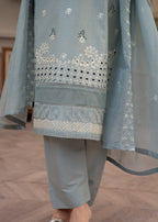 Waniya Awais WAL 26 Lawn Stitched Women 3pcs