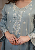 Waniya Awais WAL 26 Lawn Stitched Women 3pcs